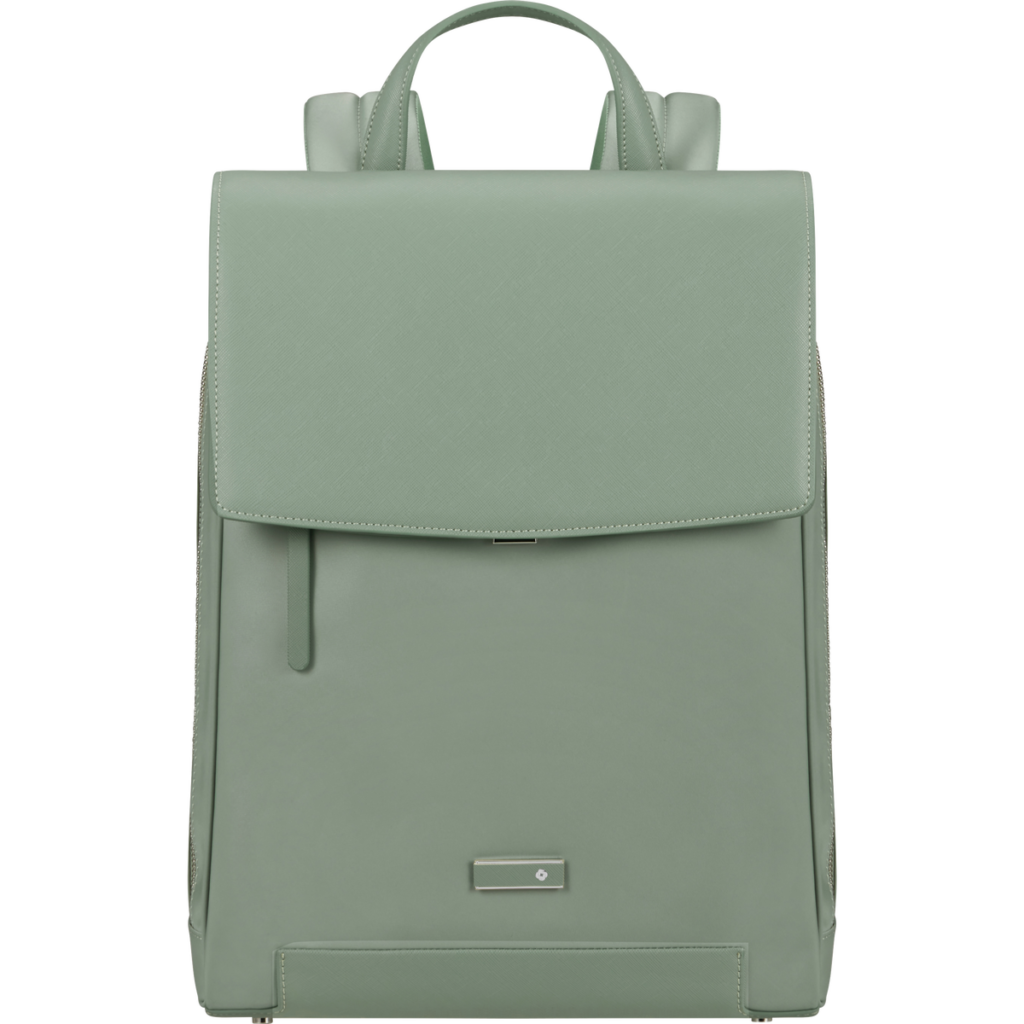 Samsonite Zalia 3.0 Rugzak met flap 14.1″ Mineral Green