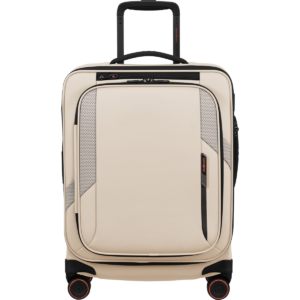 Samsonite Glazed Spinner uitbreidbaar (4 wielen) 55cm Sandstone