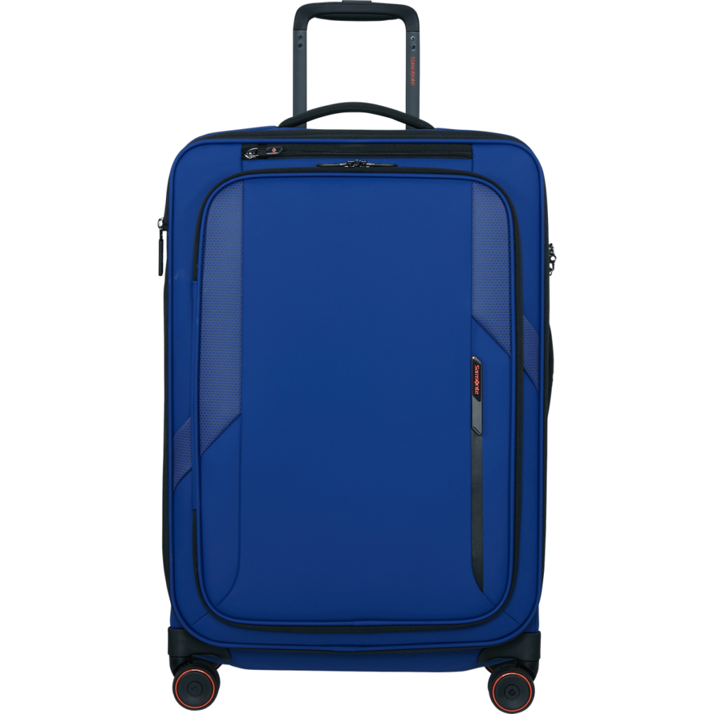 Samsonite Glazed Spinner uitbreidbaar (4 wielen) 67cm Electric Blue
