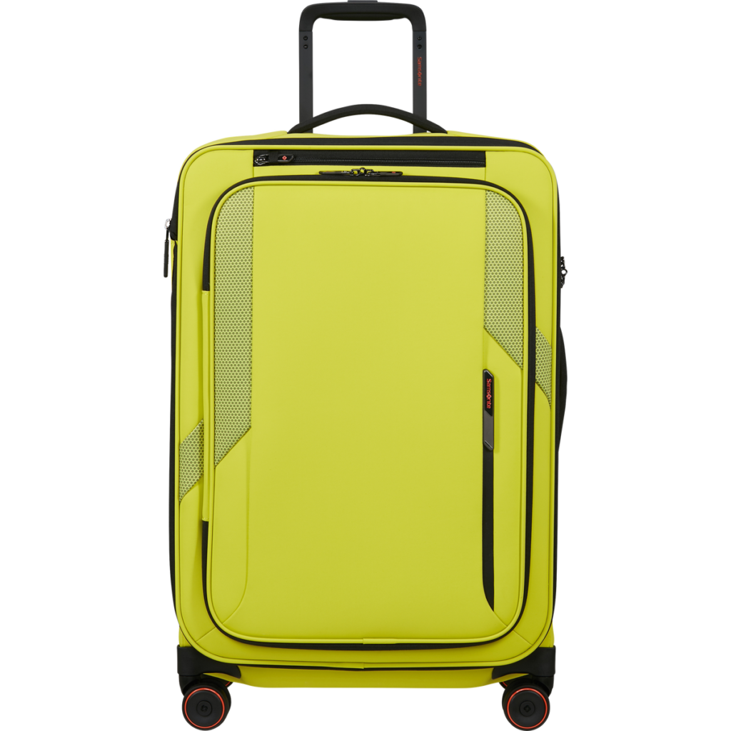 Samsonite Glazed Spinner uitbreidbaar (4 wielen) 67cm Lime punch
