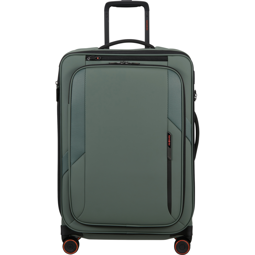 Samsonite Glazed Spinner uitbreidbaar (4 wielen) 67cm Sage green