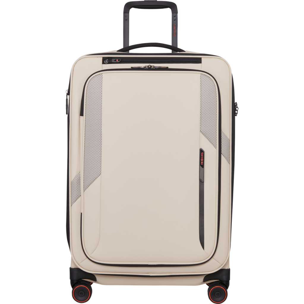 Samsonite Glazed Spinner uitbreidbaar (4 wielen) 67cm Sandstone