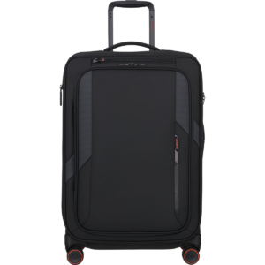 Samsonite Glazed Spinner uitbreidbaar (4 wielen) 67cm Zwart