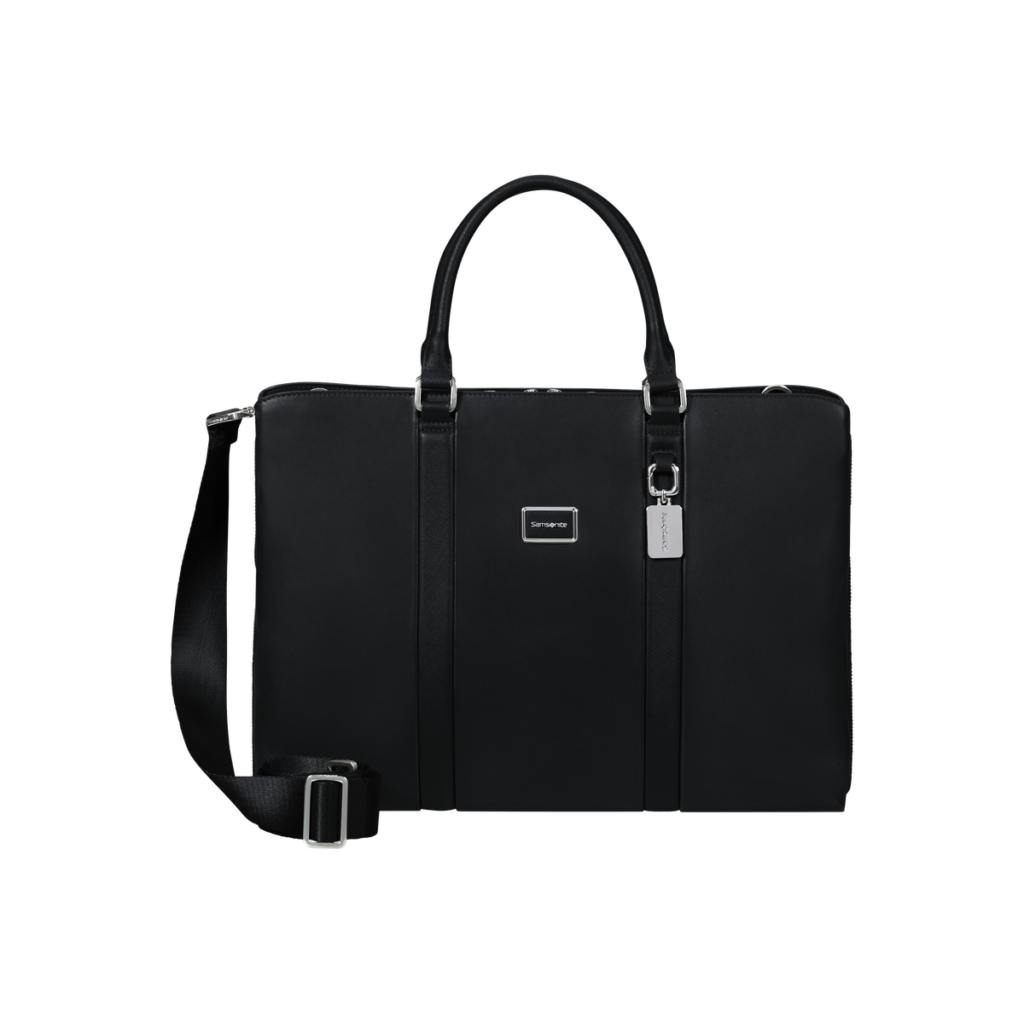 Samsonite Image Biz Leather Aktetas 15.6″ Zwart