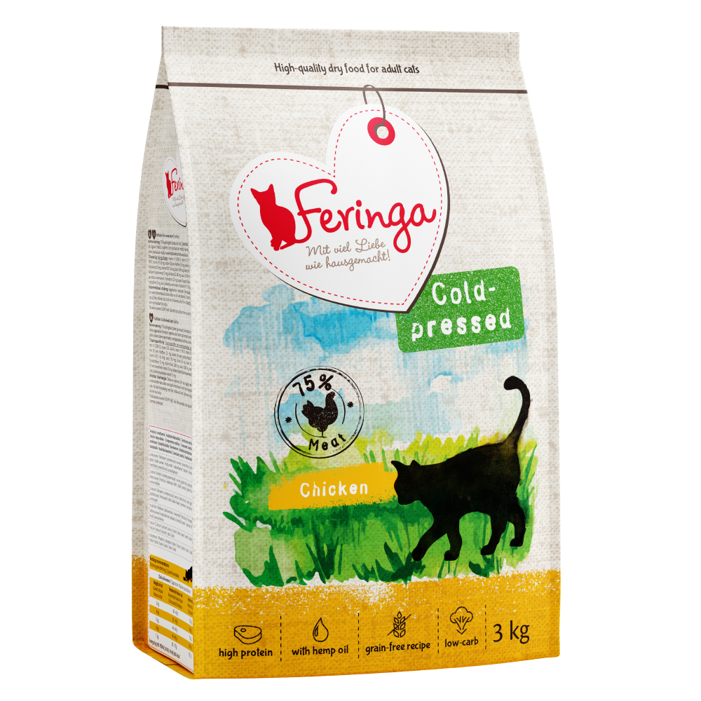 3x3kg Adult Koudgeperst Kip Feringa Kattenvoer