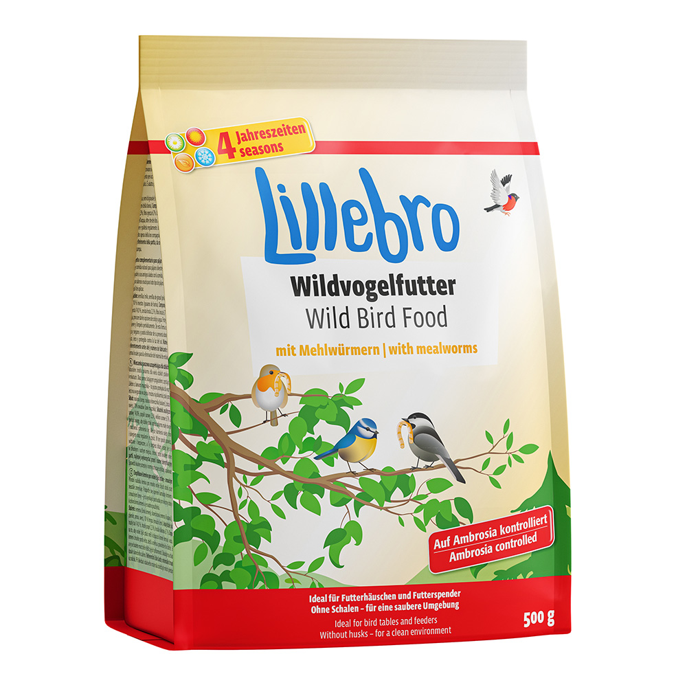 Wild Vogelvoer met Meelwormen – 500 g