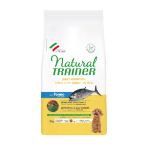 2kg met Tonijn & Rijst Adult Small & Toy Natuurlijke Trainer Kroketten voor honden