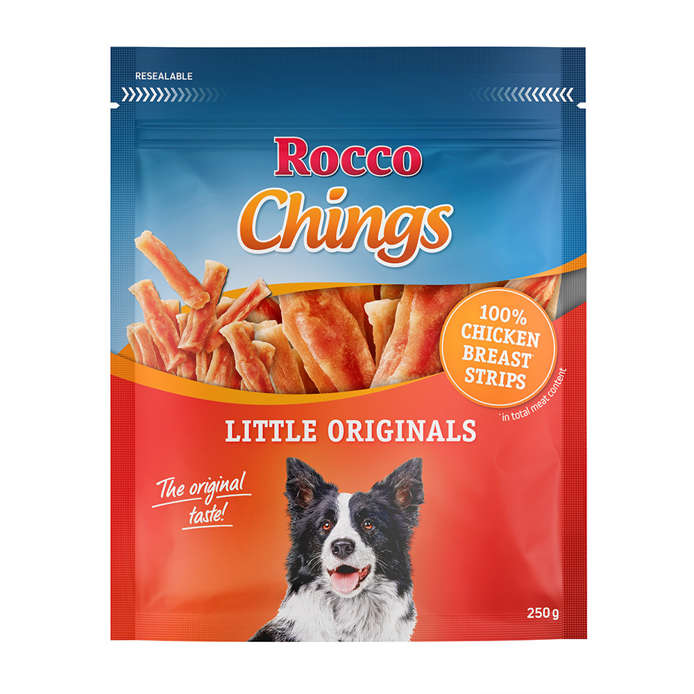 250g Chings – Kipfilet (in korte reepjes) Rocco hondensnack