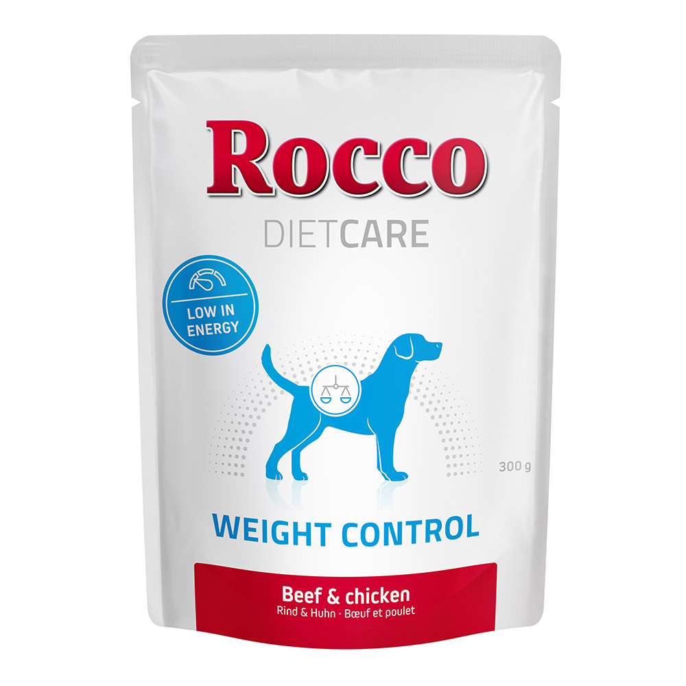 Rocco Diet Care Weight Control Rund & Kip 300g  – Zakje Hondenvoer 24 x 300 g