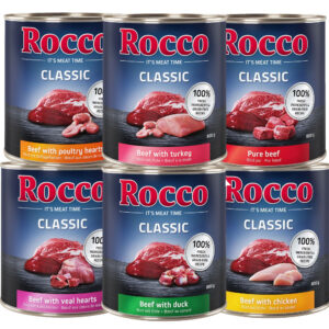 Gemengd probeerpakket Rocco 6 x 800g – Classic Mix 2: 6 soorten