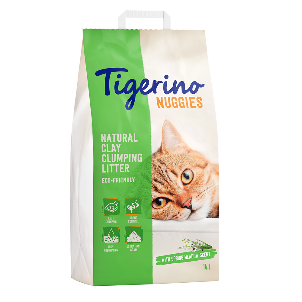 2x14l Nuggies – Fresh – Tigerino Kattenbakvulling