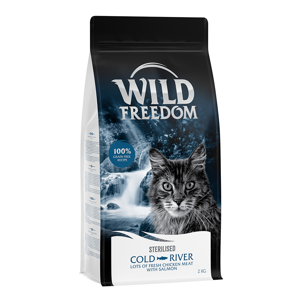 2kg Adult “Cold River” Sterilised Zalm Wild Freedom Kattenvoer
