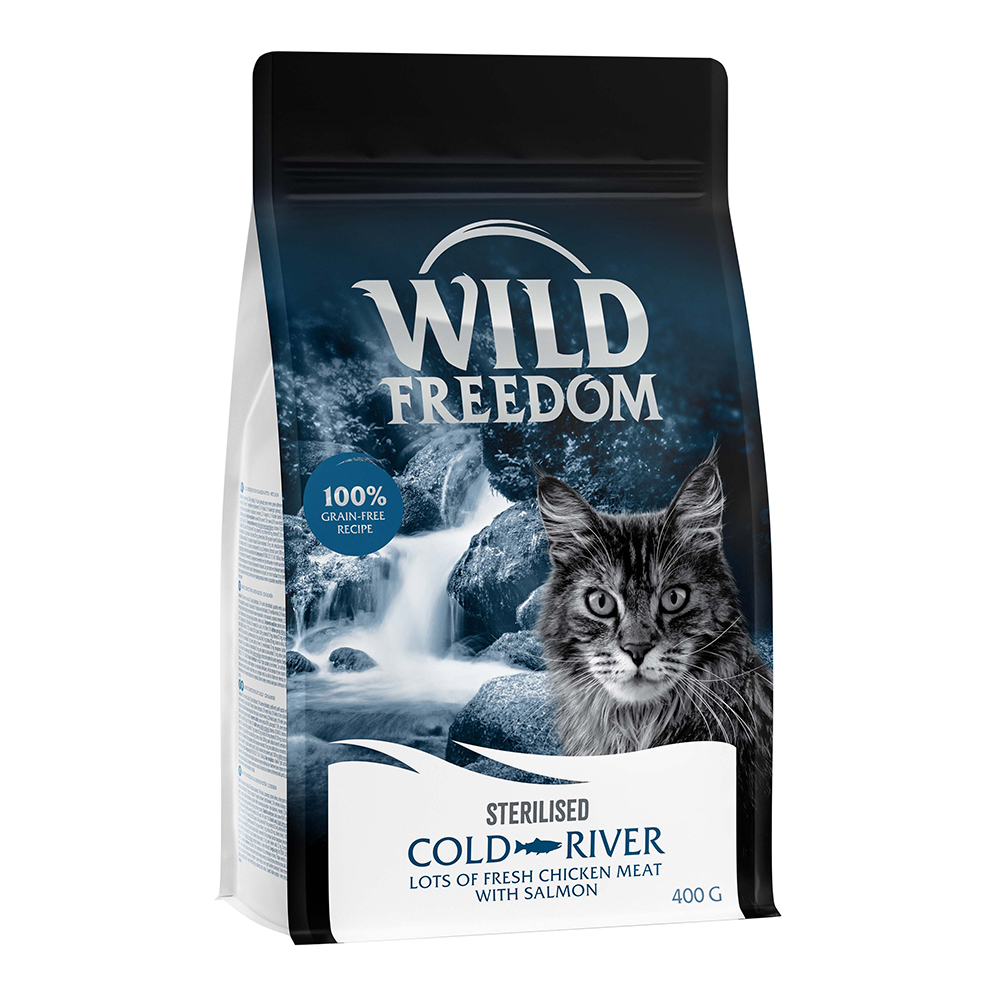 400g Adult “Cold River” Sterilised Zalm Wild Freedom Kattenvoer